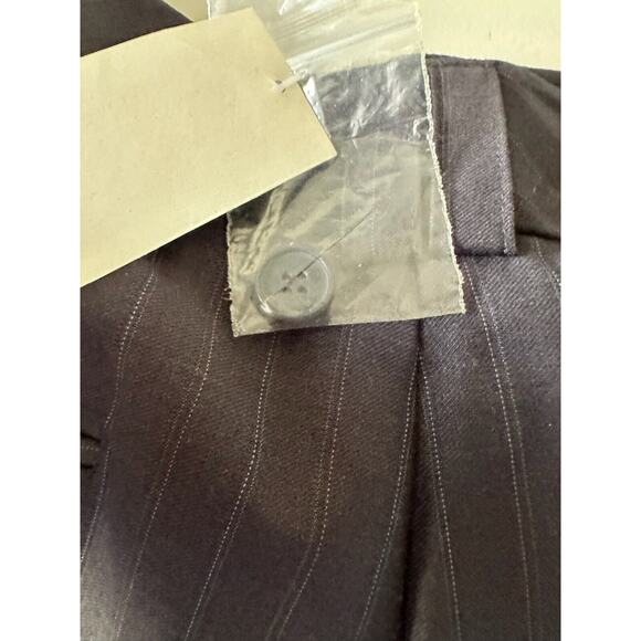 New York‎ And Company Career Pants 16 Average Women's Black Pinstripe - Picture 7 of 14